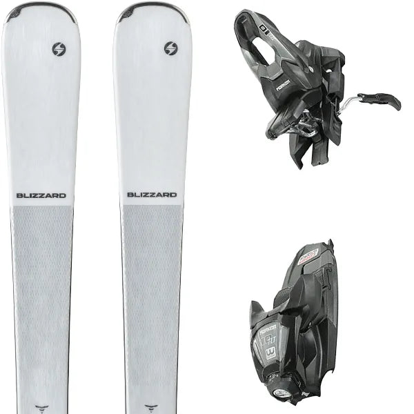 Blizzard Phoenix 7.2 Skis + TLT10 Bindings 153- Women's 2024-Silver