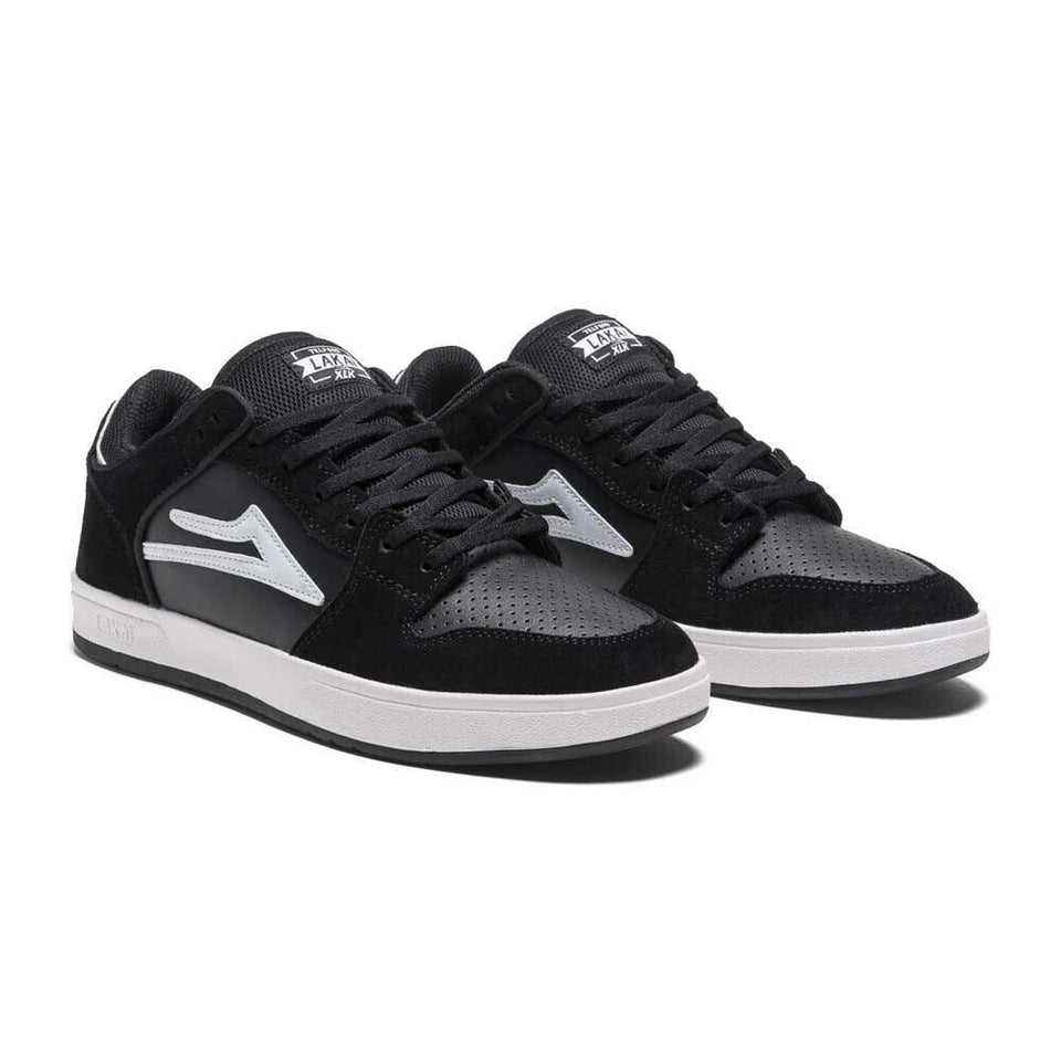 Lakai Telford Low Black White Suede Men's 11.US Skateboarding Shoes