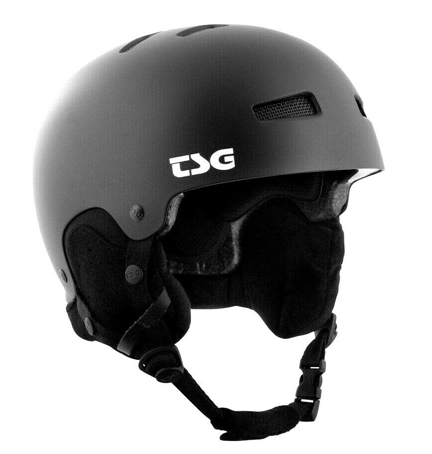 TSG GRAVITY SOLID COLOR SATIN BLACK-SNOWBOARD HELMET-MENs XL-XXL