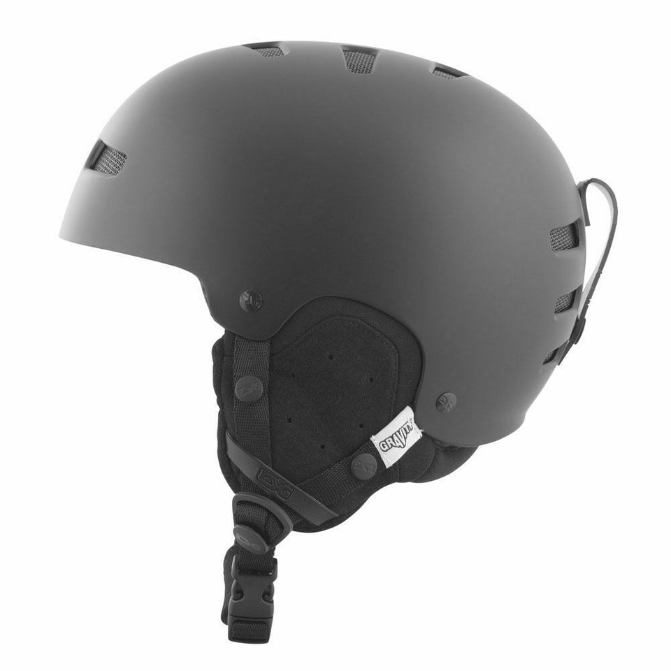 TSG GRAVITY SOLID COLOR SATIN BLACK-SNOWBOARD HELMET-MENs XL-XXL