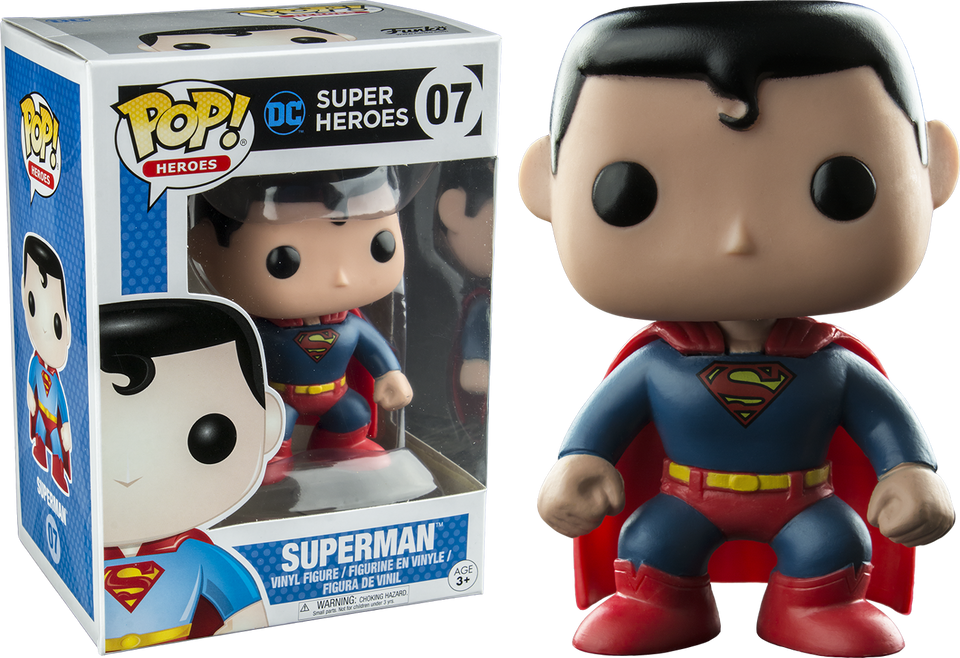 Funko POP! Super Heroes SUPERMAN #07 - DC Universe Vinyl Figure