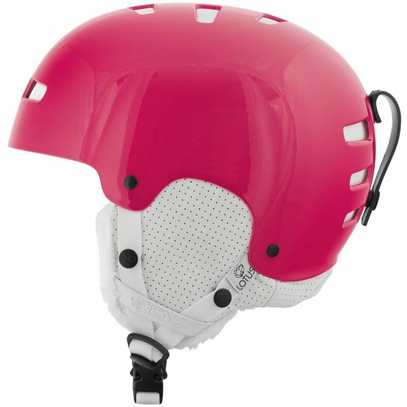 TSG LOTUS SOLID COLOR GLOSS HELMET GIRL RUBIN