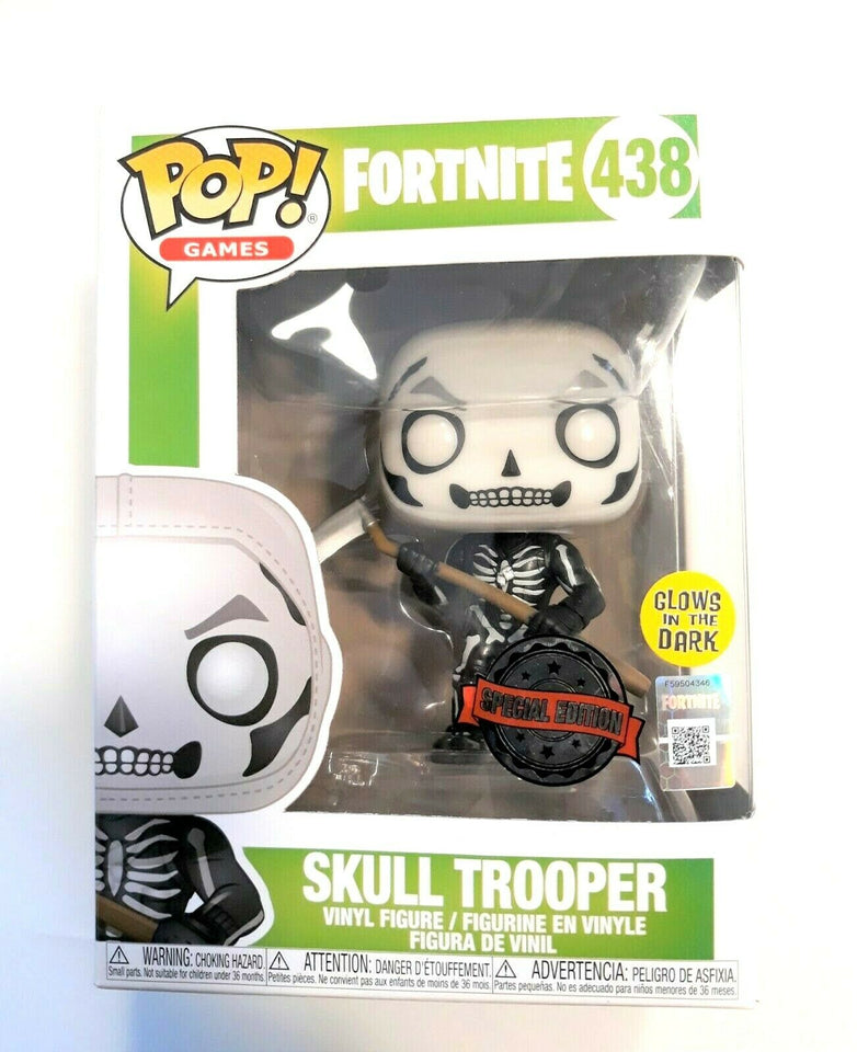 Funko POP! #438 Fortnite -Skull Trooper (Glows in the Dark) -Special Edition