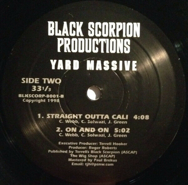 Yard Massive – Representation.Vinyl 12" RARE Underground Hip Hop