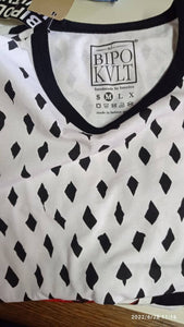 Bipo Kvlt- Black and White Summer T-Shirt Men's .