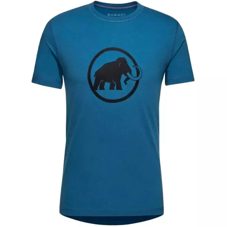 Mammut Core T-Shirt Classic -Deep Ice Blue Tee L Men's Logo