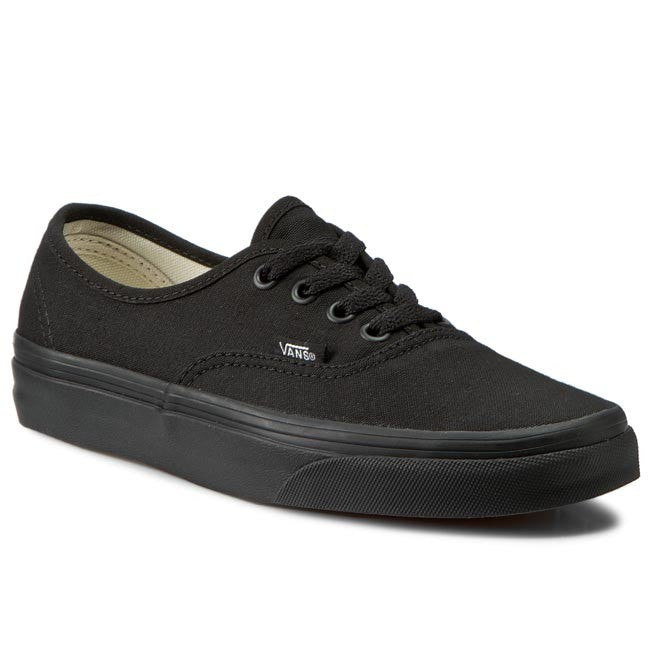 VANS Authentic Men Sneakers Black-SIZE 7.5