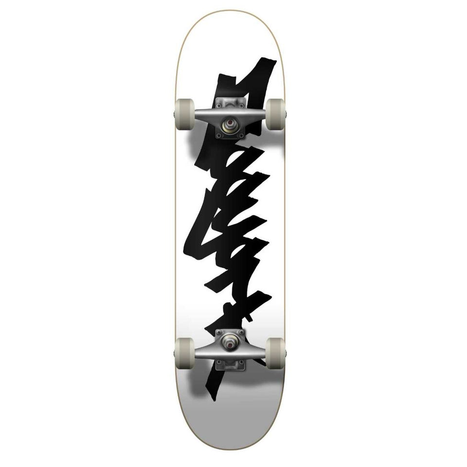 Zoo York -OG 95 Tag White / Black Pro Complete Skateboard - 8"