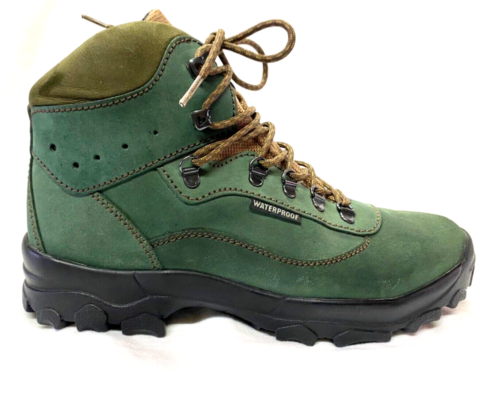 TIESSE TREKKING DARK GREEN BOOTS 9 Waterproof Outdoor Walking Hiking