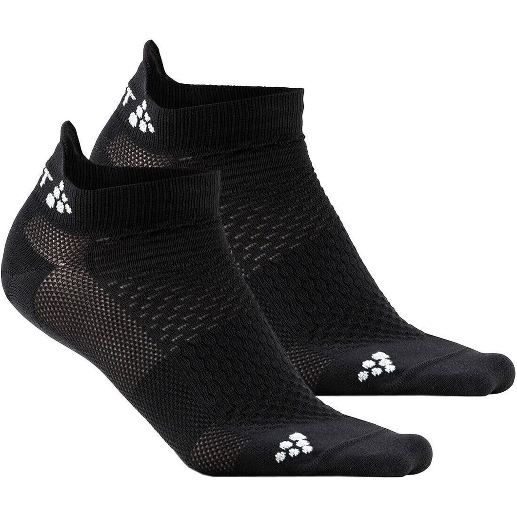 COOL shaftless sneaker socks black (2-pack - 1905043)