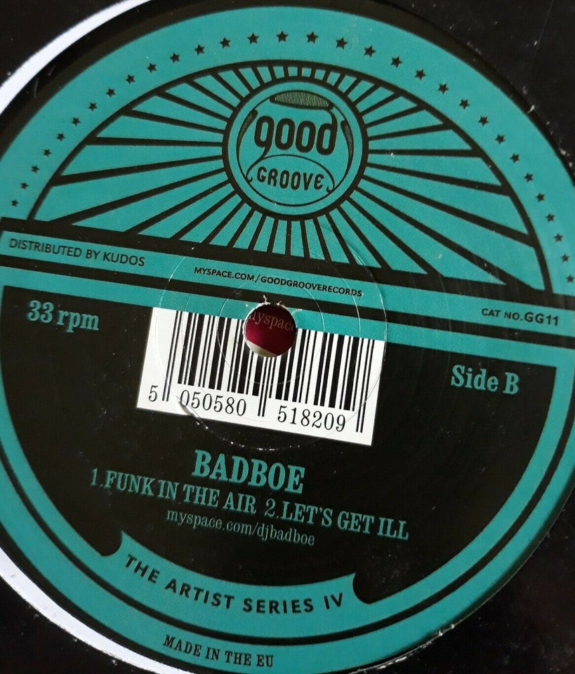 Badboe The Artists Series IV 12" Vinyl