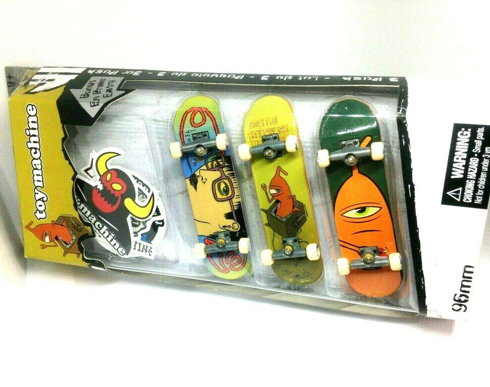 TECH DECK # TOYMACHINE- 96mm 3pack -Fingerskate LTD