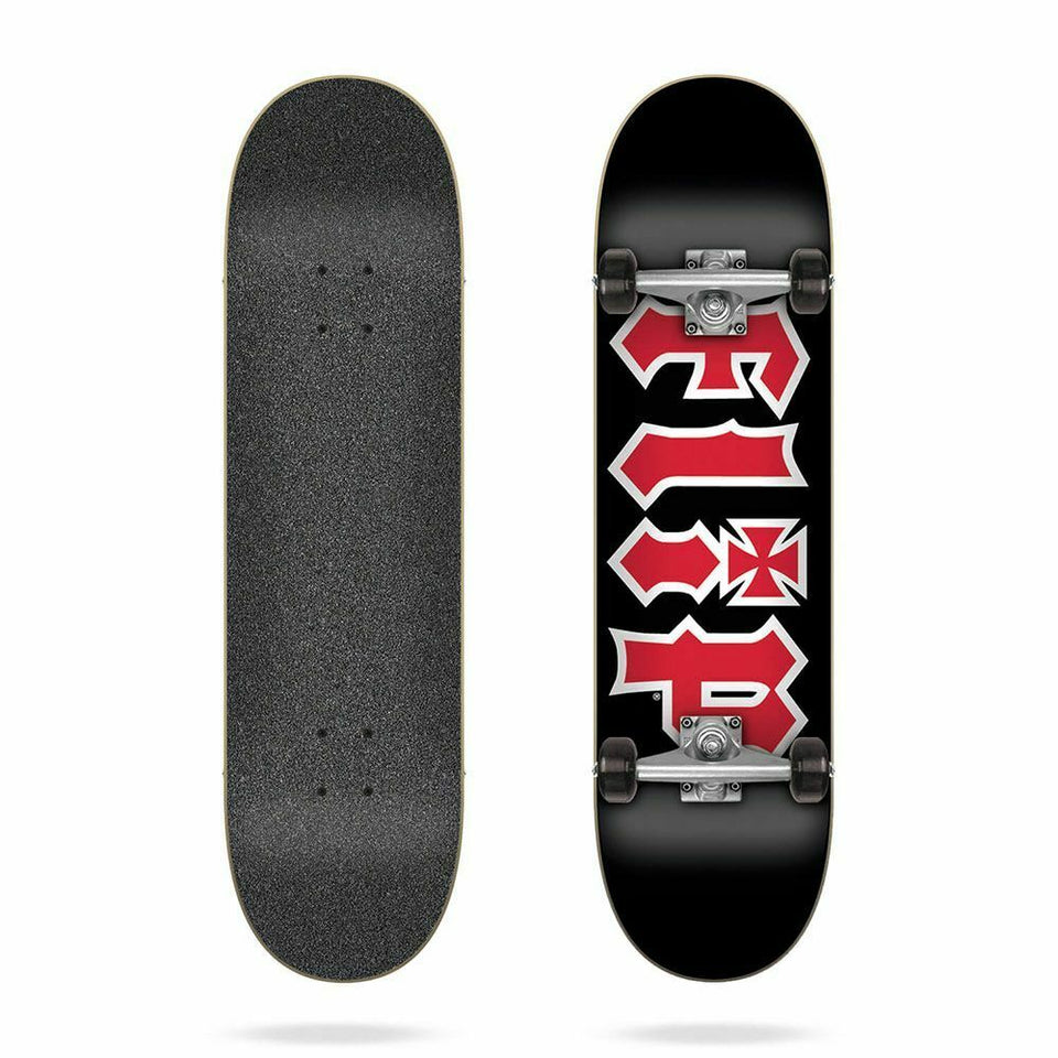 Flip Team Hkd Black Complete Skateboard 8"