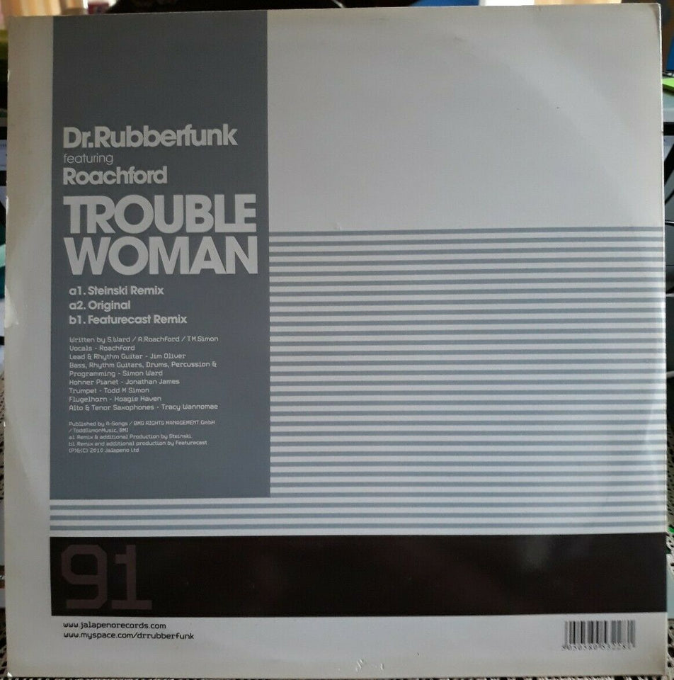 Dr Rubberfunk -Trouble Woman 12" Vinyl