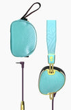 Skullcandy Knockout Teal Blue Headphones.Over-ear Women's