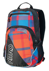 NITRO LECTION RED PLAID-B -BACKPACK 24L