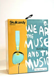 Skullcandy Knockout Teal Blue Headphones.Over-ear Women's