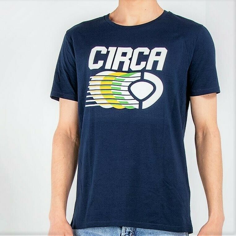 C1RCA  NAVY T-SHIRT-MENS-L