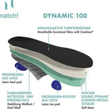 Natch! Dynamic 100 Dynamic Footbed SIZE 42 EUR / 9 US INSOLE