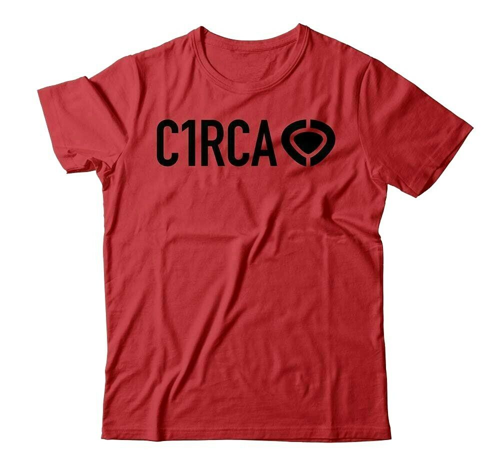 C1RCA DIN ICON RED T-SHIRT-MENS-LARGE