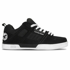 DVS Comanche 2.0+ Black White Nubuck Men's Shoes-10