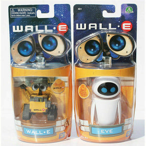 Disney Pixar Wall-E and EVE Set of 2 Mini Robot Action Figure-New