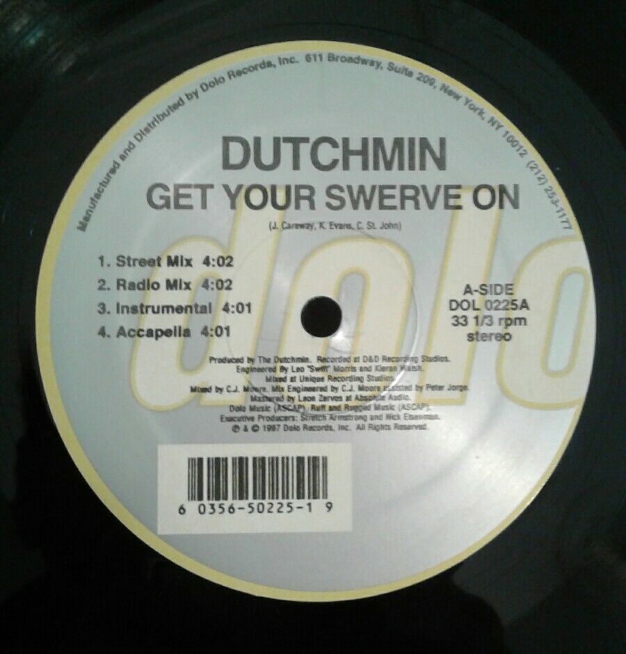 Dutchmin-Get Your Swerve On 12" Hip Hop