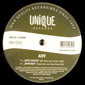 AIFF ‎– Akwaaba . Vinyl 12" re