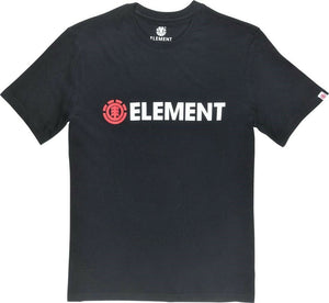 ELEMENT BLAZIN TEE FLINT BLACK-MEDIUM