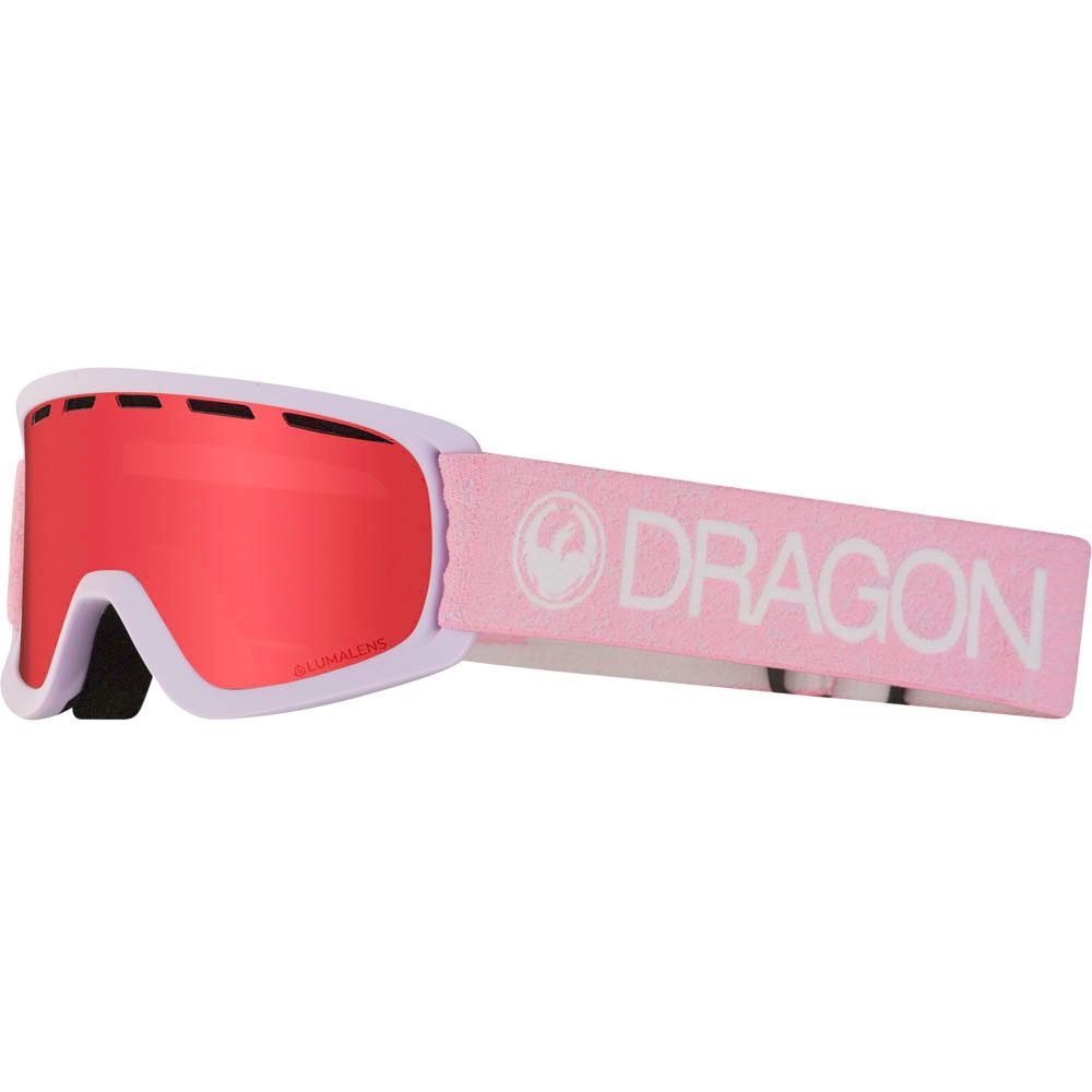 dragon snow goggles Dragon Lil D Light Pink W/Lumalens Rose Lens Snow Kids Goggles – Fun Box Extreme