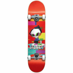 Blind Reaper Glitch First Push 7.75 Red Complete Skateboard