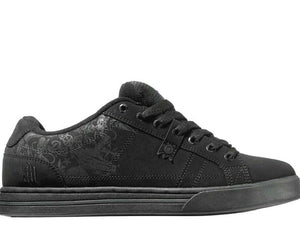 DVS SHOES-MONUMENT HART-BLACK NUBUCK PRINT-MENs 8