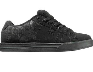 DVS SHOES-MONUMENT HART-BLACK NUBUCK PRINT-MENs 8